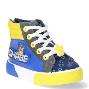 Paw Patrol Chase and Marshall Toddler High Top Sneaker Size 5T